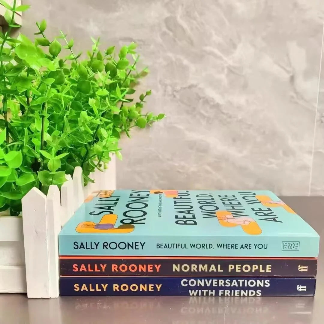 Sally Rooney Series Normal People/Conversations With Friends/Beautiful World Where Are You Novel Books Fiction