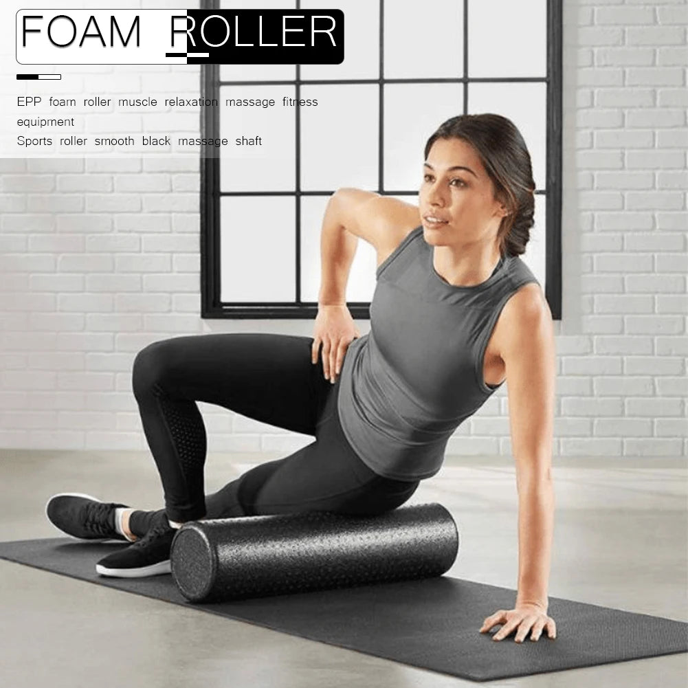 Yoga Pilates Foam Roller 30/45cm Massage Roller Body Exercise Training Gym Back Roller Fitness Accassories Muscle Massage Roller