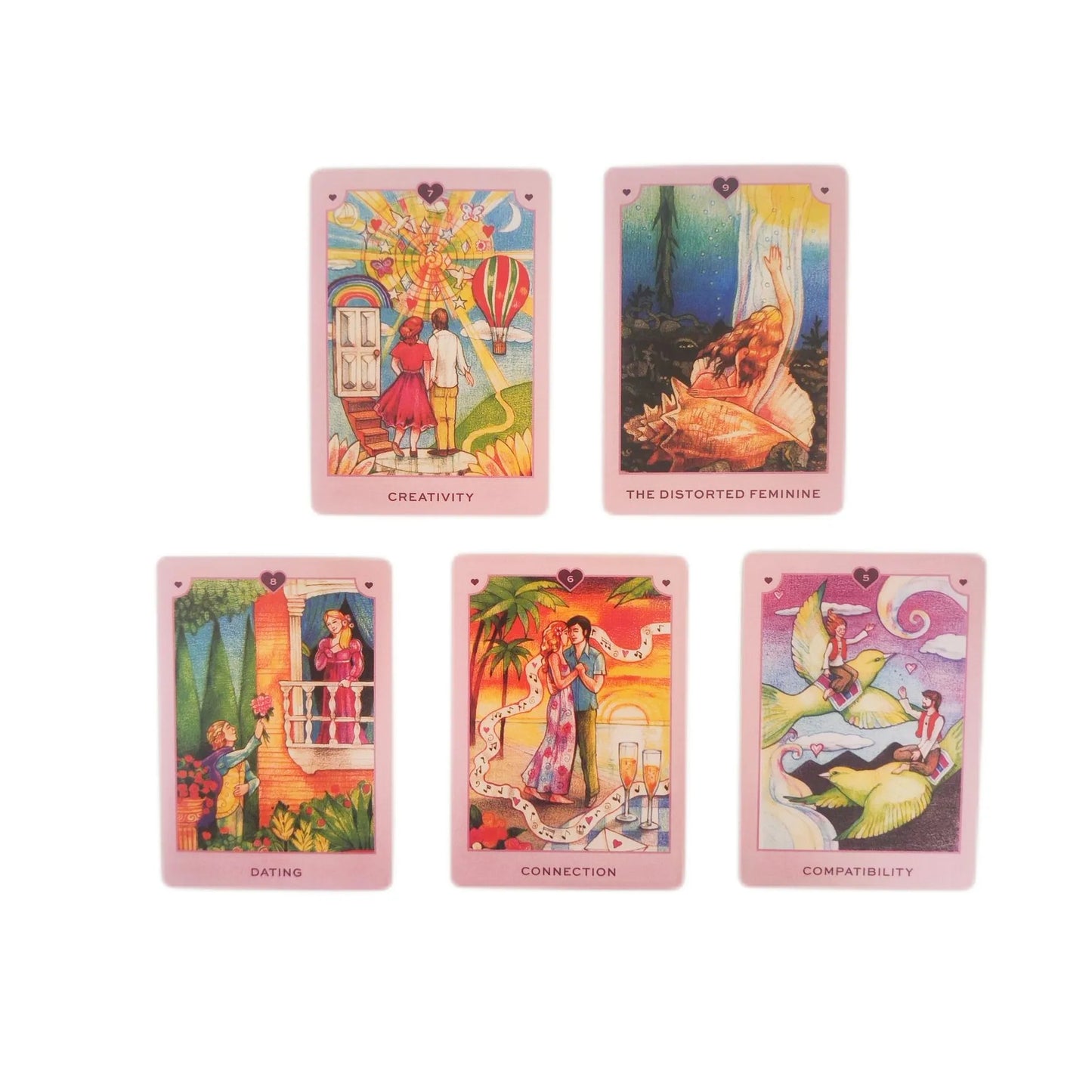 True Love Oracle Card 36pcs Tarot Family Party Prophecy Divination Board Game Psychic Card Party Board Game Poker Paper Valentines Gift