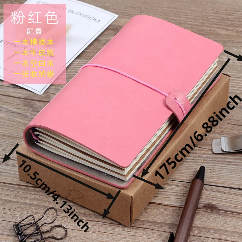 Creative Notebook Travel Ledger A6 Loose-leaf Simple Diary Retro Portable Ledger