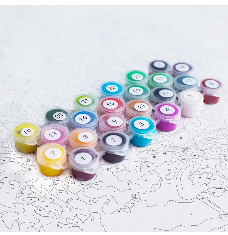 Desert and Paint by Numbers Collection, What Could be Better? 12 Color Minis