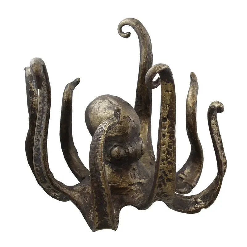 Octopus Mug Holder Tea Cup Holder Large Decorative Resin Octopus Table Topper Statue Desktop Home Decoration Dropshipping