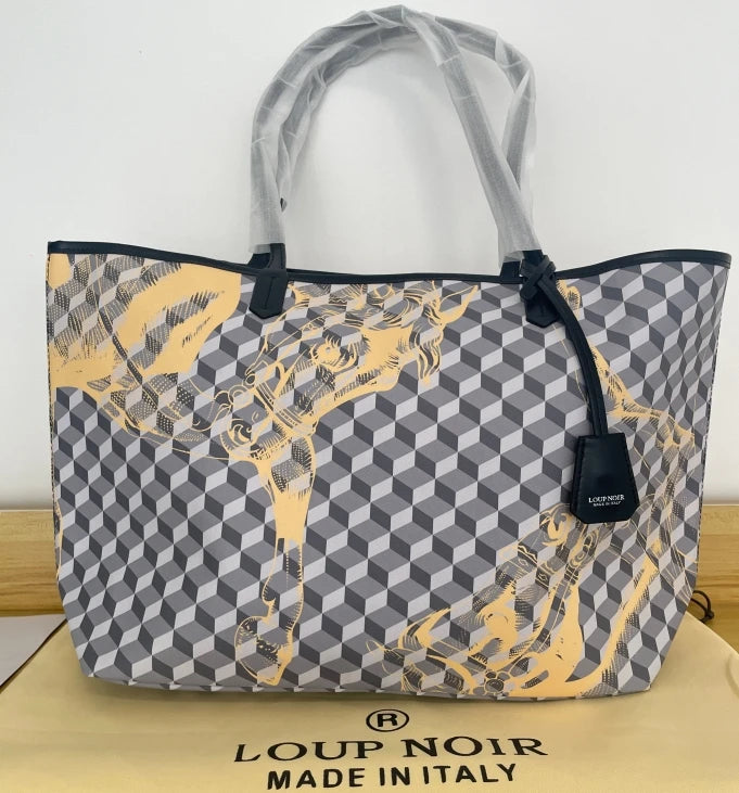 LOUP NOIR New Women Bags High Quality Casual Totes Sac Main Femme Tote Bag Large Capacity Female HandBags Shoulder LOUP NOIR Bag