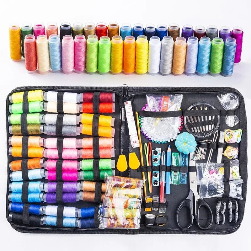 Sewing Kits DIY Multi-function Sewing Box Set for Hand Quilting Stitching Embroidery Thread Sewing Accessories Kits