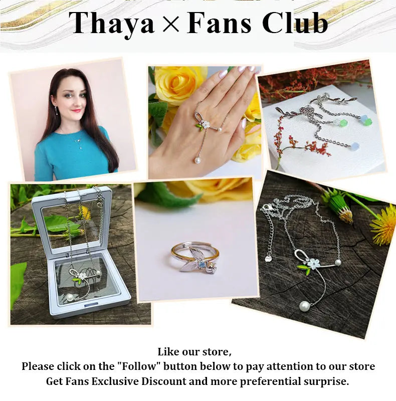 Thaya Vintage Moth Pendant Necklace For Women Original Design Choker White Crystal Colar Chain Necklace Engagement Fine Jewelry