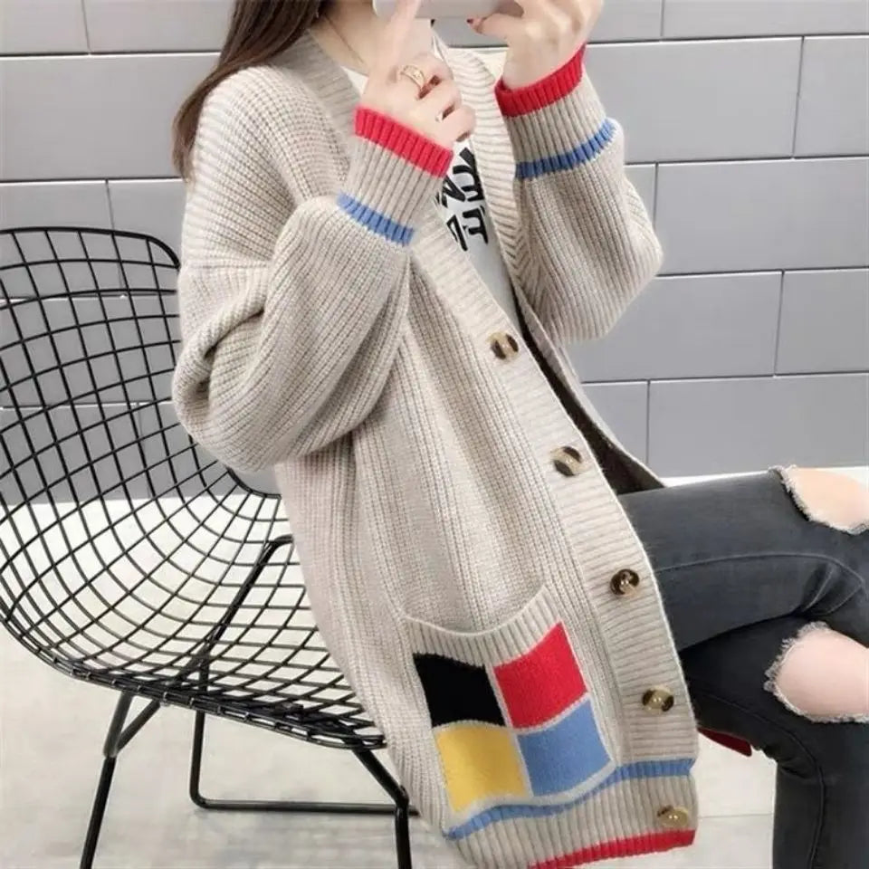 Cashmere Tops Cardigans Woman Fashion Aesthetic Luxury Designer Korean Vintage Winter 2024 Trend Sweaters Cardigan for Women New