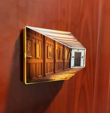 Naked Eye Camera Obscura Masterworks Collection Vision Wooden Wall Sculpture Living Room Hanging Creative Artwork Wall Art