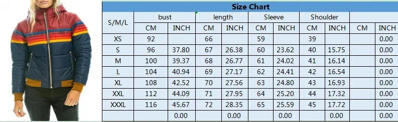 2020 New Women's Cotton Coat Casual Hooded Printed Cropped Parkas Cross-border European American Style Clothing