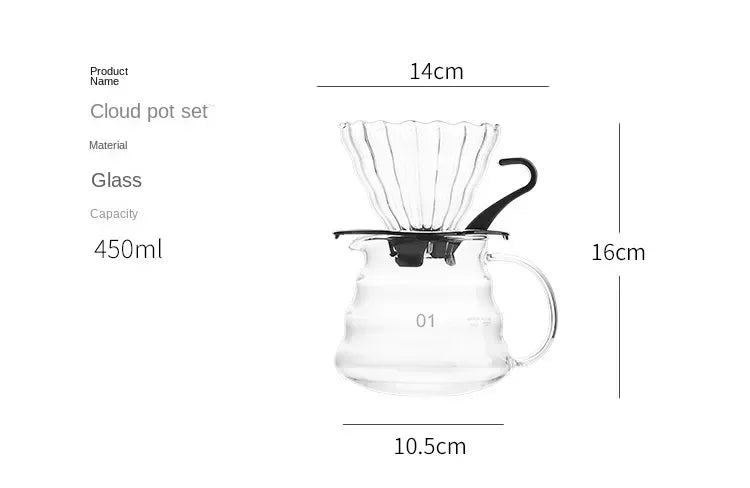 4~8pcs Pour Over Coffee Sets Coffee Bean Grinder Hot Water Drip Kettle Coffee Pot Outdoor Travel Wilderness Kit with Gift Box