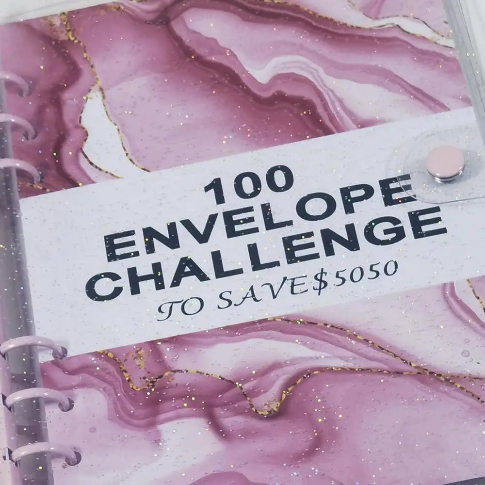 100 Envelopes Money Saving Challenge Budget Book Binder For 100-Days Cash Envelopes System Easy And Fun Way To Save 5 050