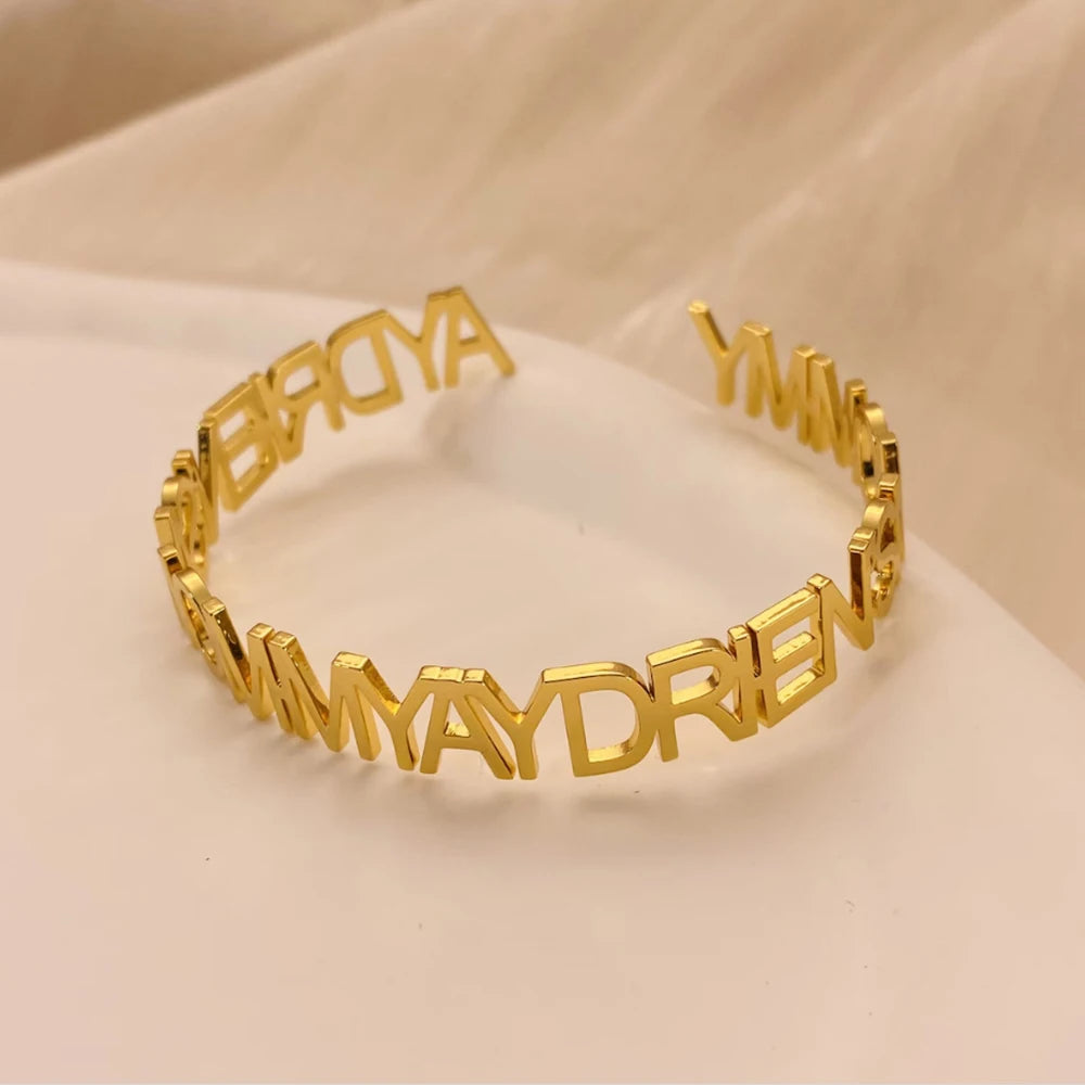 Customized Name Bracelet Letter Bracelet Personalized Bracelet Exquisite Name Bracelet Initial Bracelet Jewelry Gift for Mom