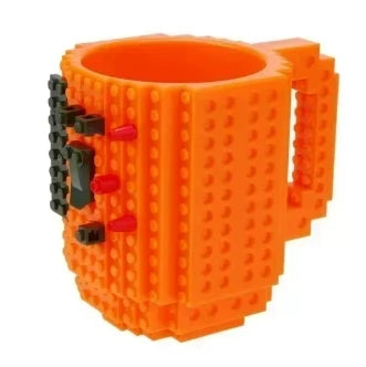 350ml Creative Milk Mug Coffee Cups Creative Build-on Brick Mug Cups Drinking Water Holder Building Blocks Design