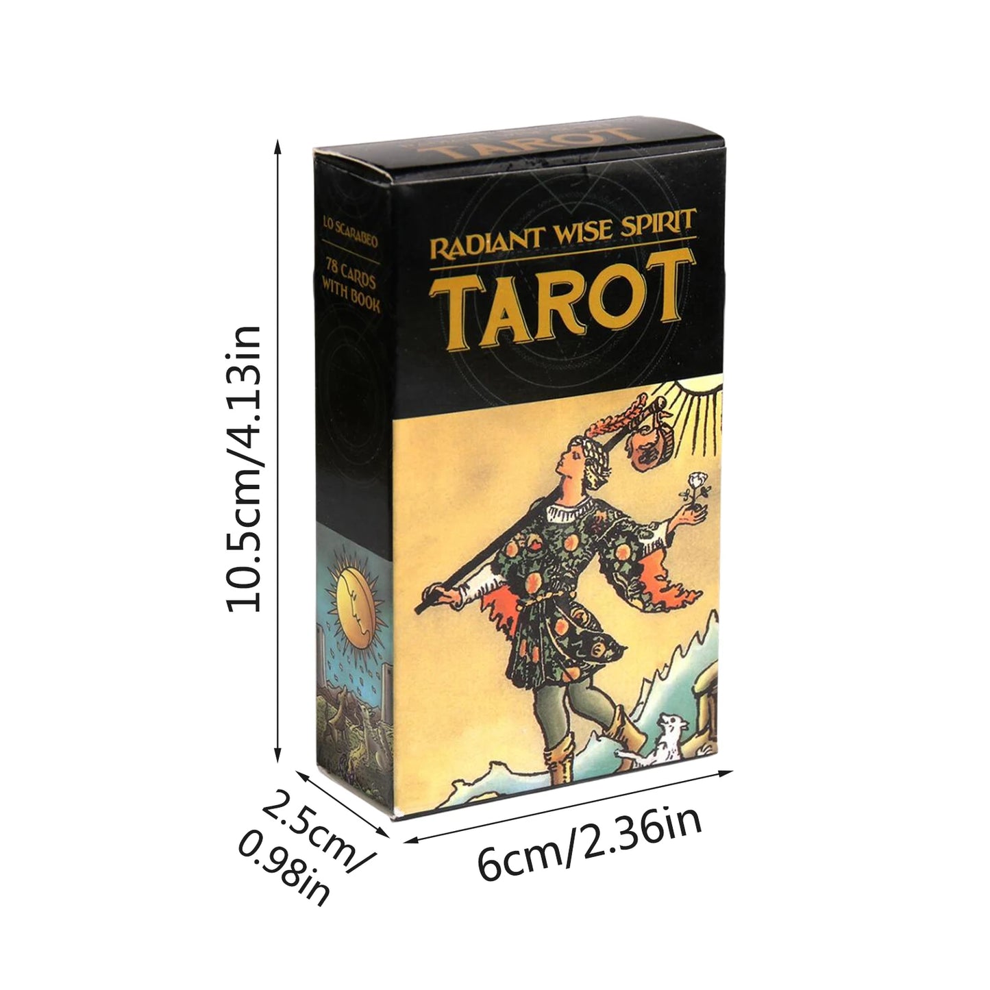 Tarot Deck Card Fortune Telling Divination Oracle Cards Family Party Leisure Table Game Full English Radiant Rider Waits Tarot