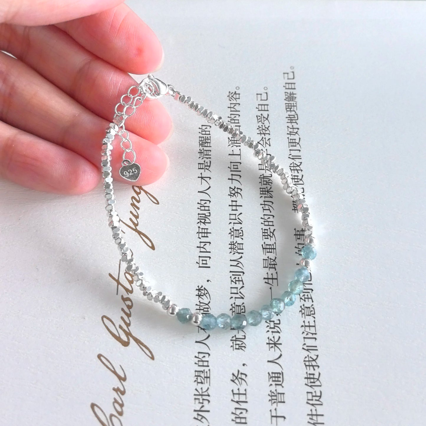 New 925 Silver Gold Color Geometric Beads Adjustable Punk String Bracelet For Woman Girl Fashion Jewelry Gift Dropship Wholesale