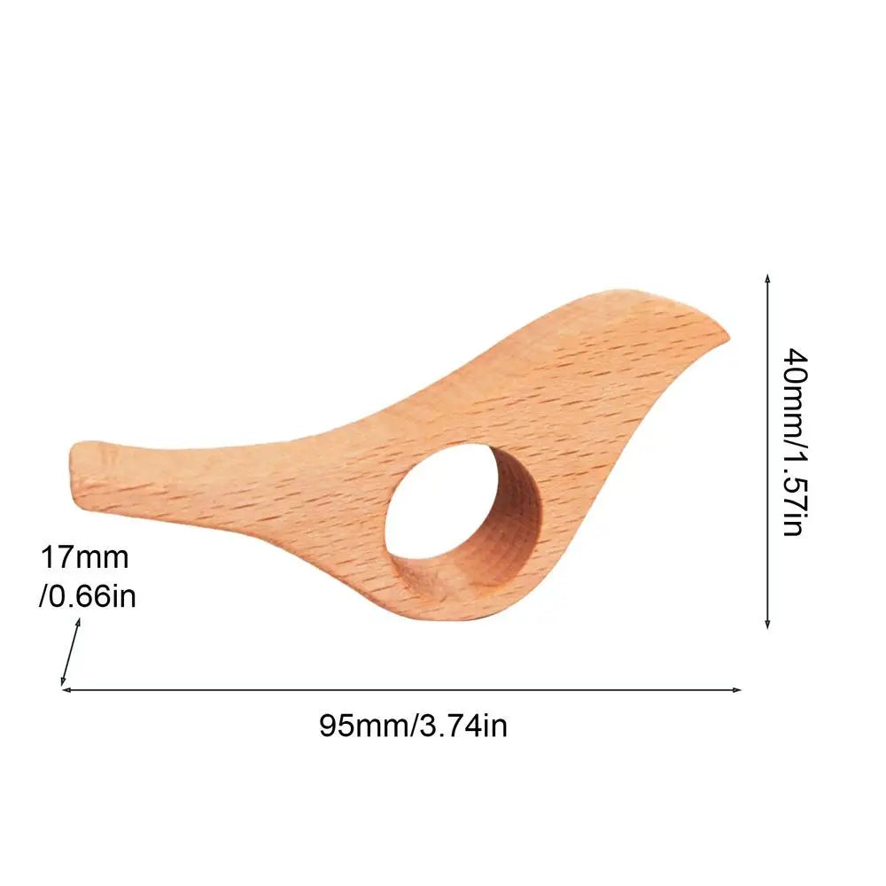 1pcs Wooden Thumb Book Support Bird Shape Page Holder Reading Auxiliary Tools Convenient Bookmark School Student Supplie