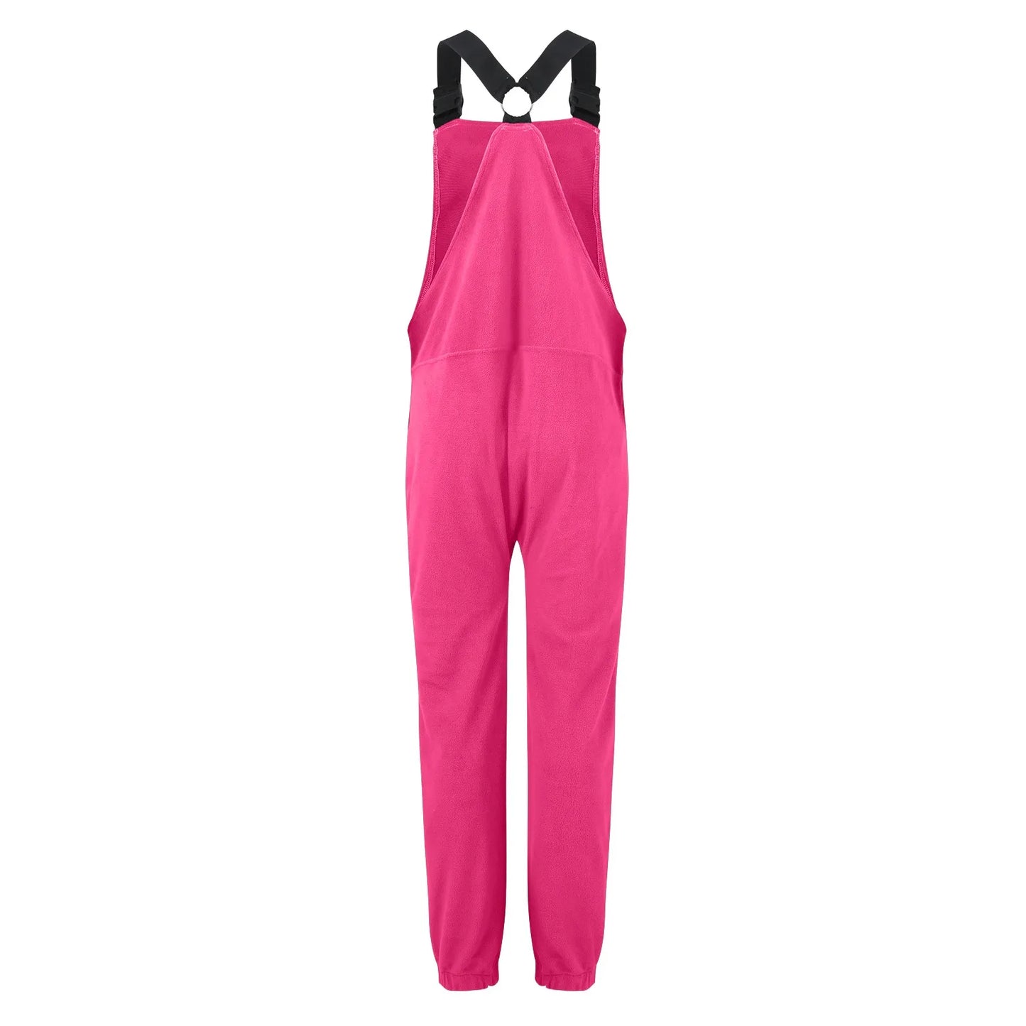 Women's Jumpsuits One-piece Bibs Jumpsuits Adjustable Suspender Straps Warm Winter Fuzzy Ski Pants