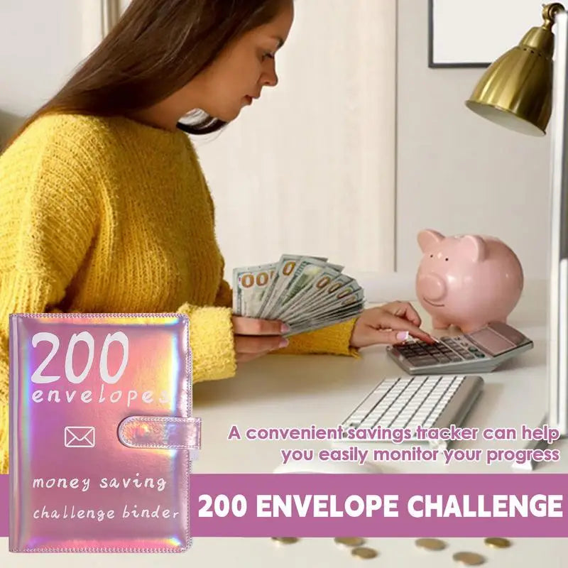 200 Envelopes Money Saving Challenge Budget Book Money Envelopes For Cash Budget Book Cash Envelopes Budget Binder