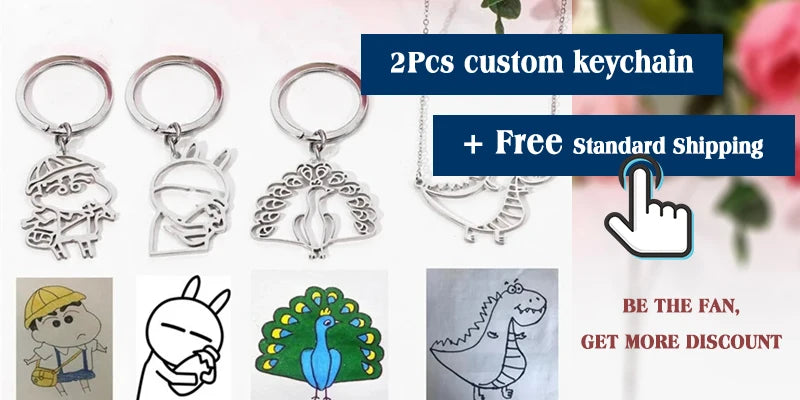 Customized Children Drawing Keychain Kids Artwork Personalized Custom Photo LOGO Car Keyring Key Chains Jewelry Kids Gifts Valentines Gift