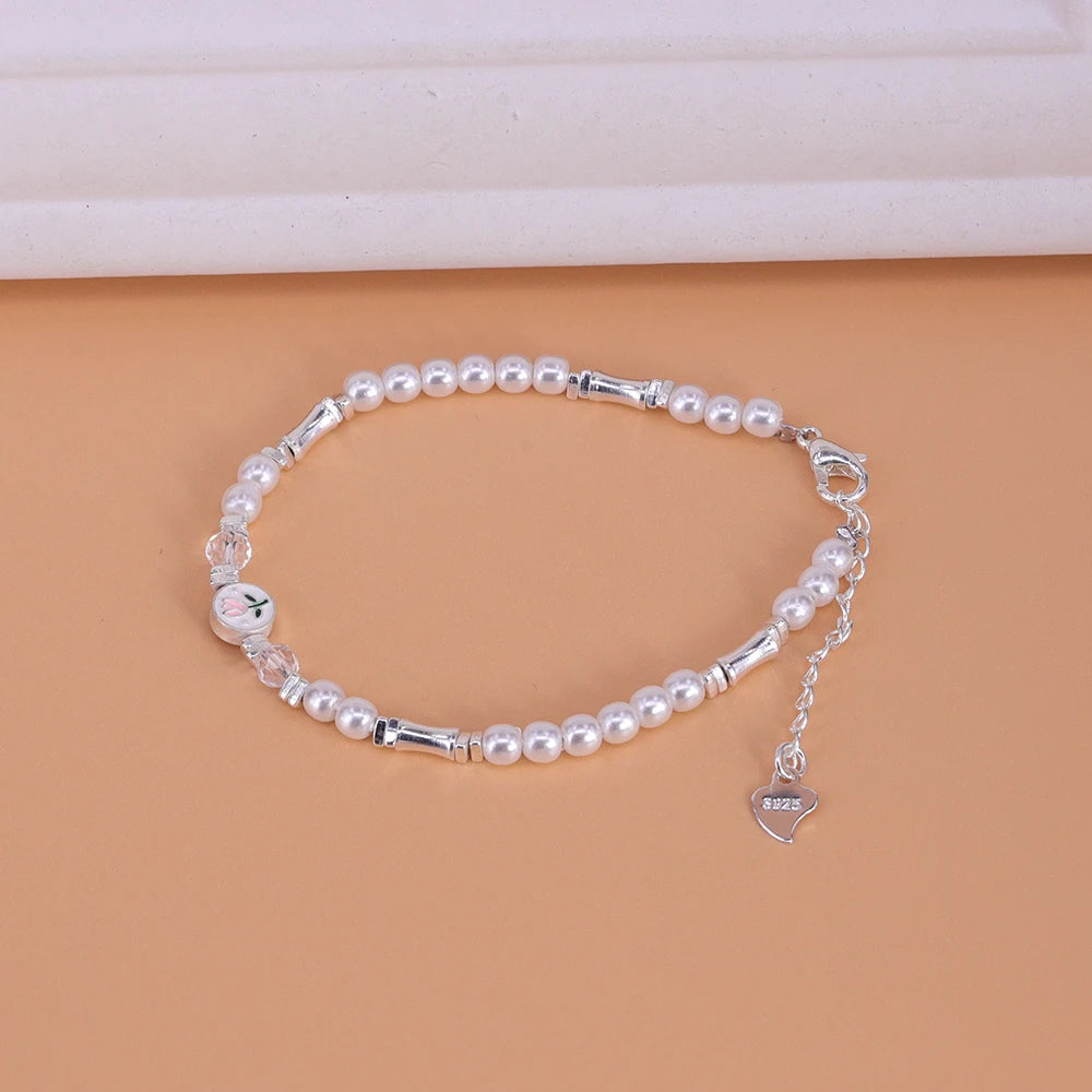 New 925 Silver Gold Color Geometric Beads Adjustable Punk String Bracelet For Woman Girl Fashion Jewelry Gift Dropship Wholesale