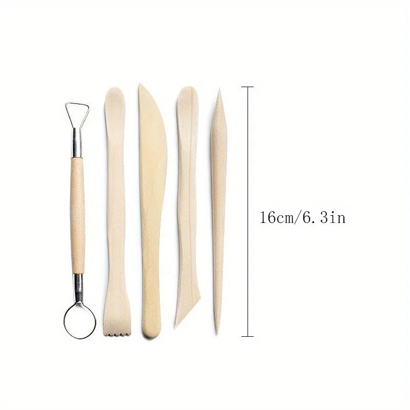 Clay Tools Kit Polymer Clay Tools Ceramics Clay Sculpting Air Dry Clay Tool Set for Pottery Craft Baking Carving Molding Shaping