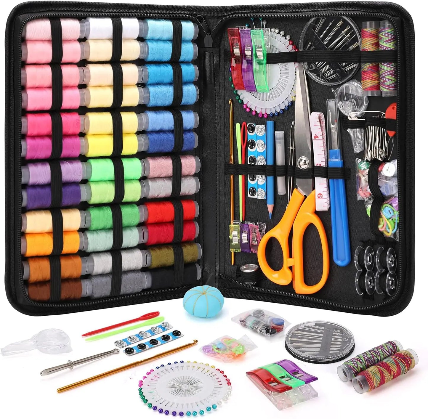 Sewing Kits DIY Multi-function Sewing Box Set for Hand Quilting Stitching Embroidery Thread Sewing Accessories Kits