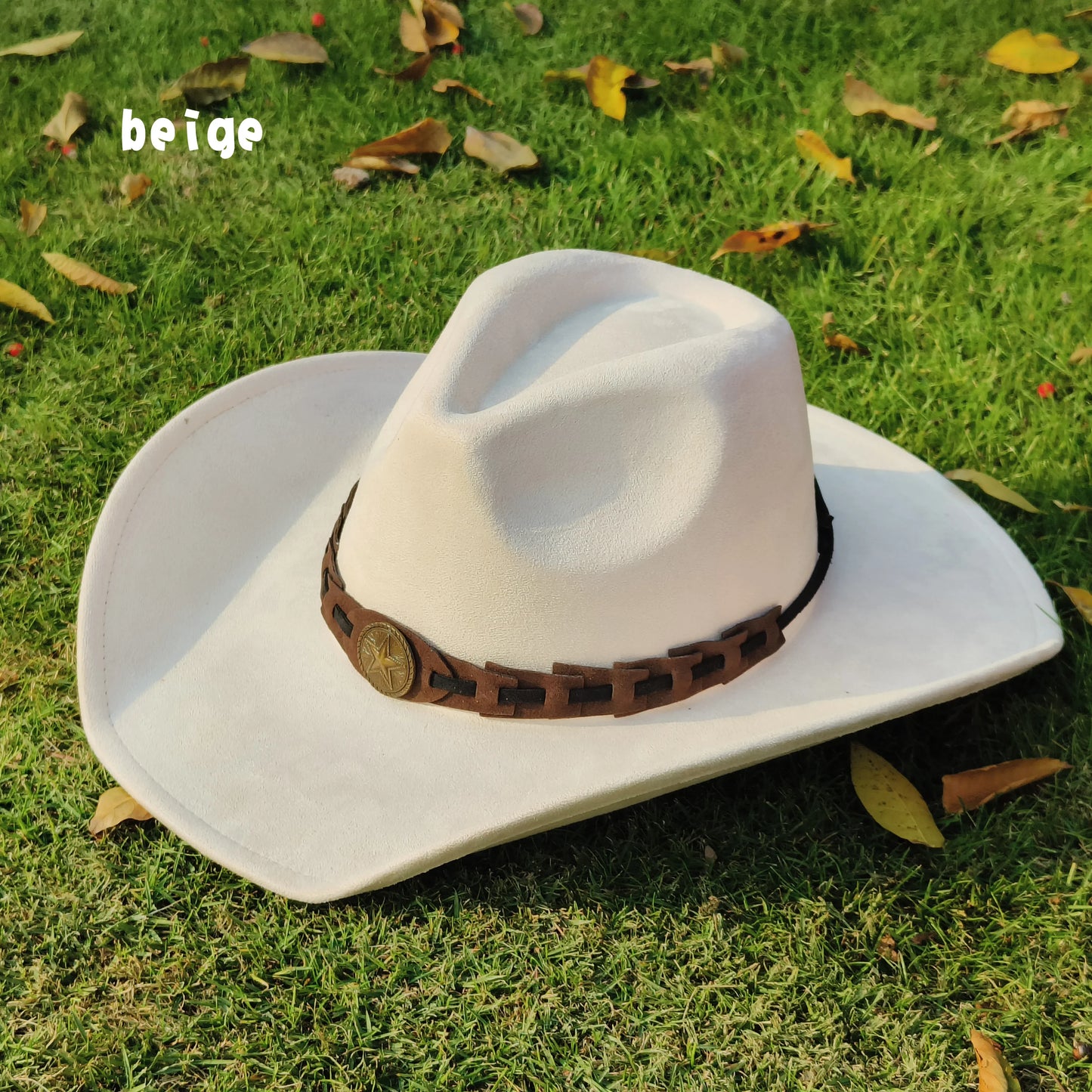 vegan suede Cowboy Hat for men retro suede cowboy Hat women Jazz hat wide brim Felt Fedora Hat vintage Panama sombrero hombre