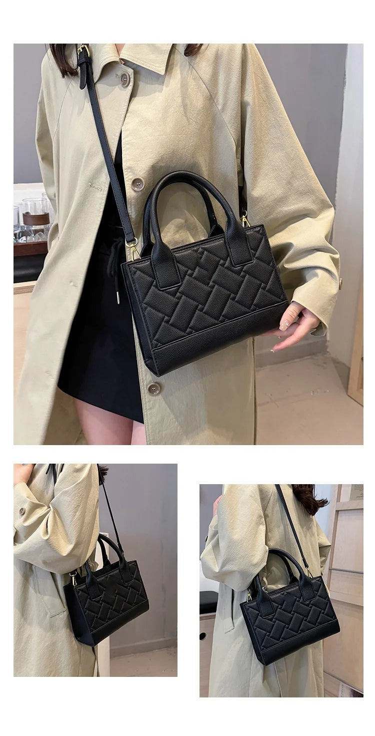 Fashion Women's Handbag Large Capacity Tote Bag Luxury Designer Brands Bags PU Women's Shoulder Bag  Fashion Trend Purse