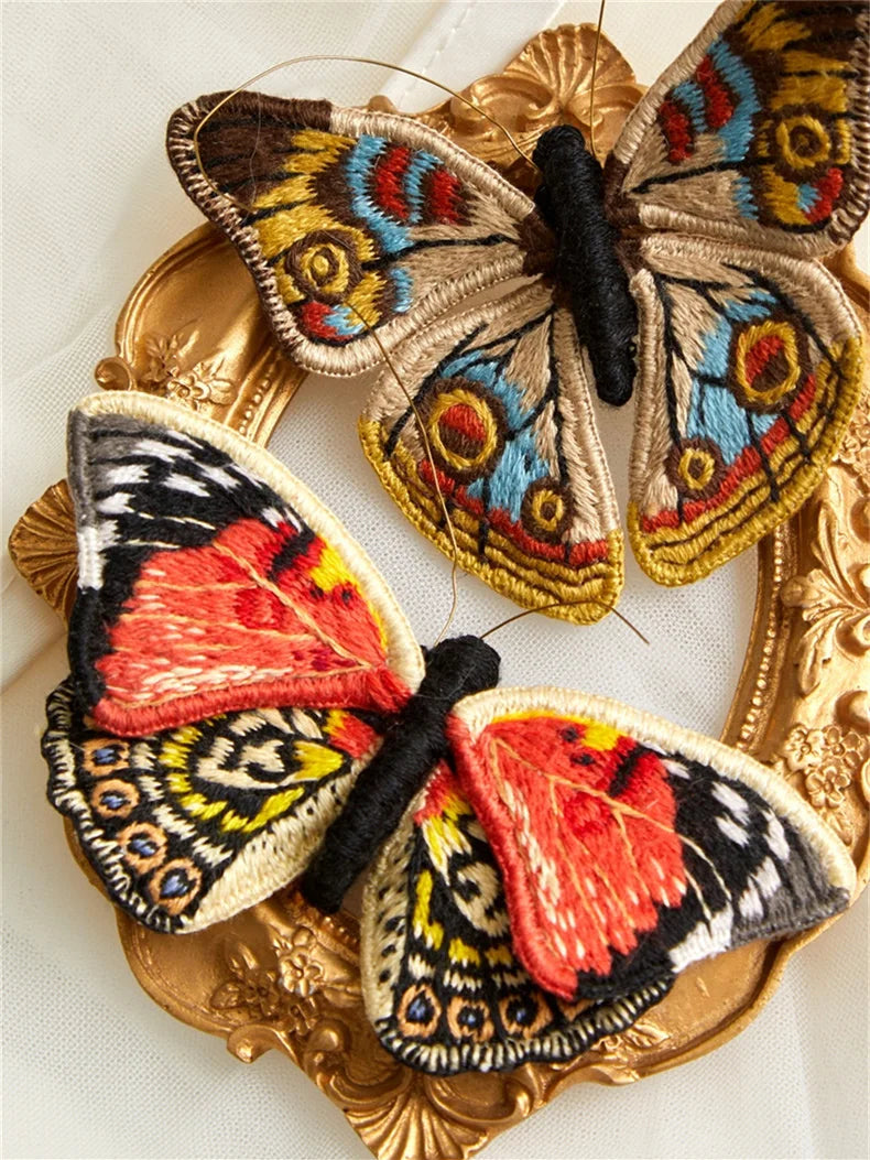 Starter Embroidery Kit Handmade Butterfly Diy Sewing Embroidered Kit With Hoop Embroideri Home Decor Needlework Cross-stitch Set