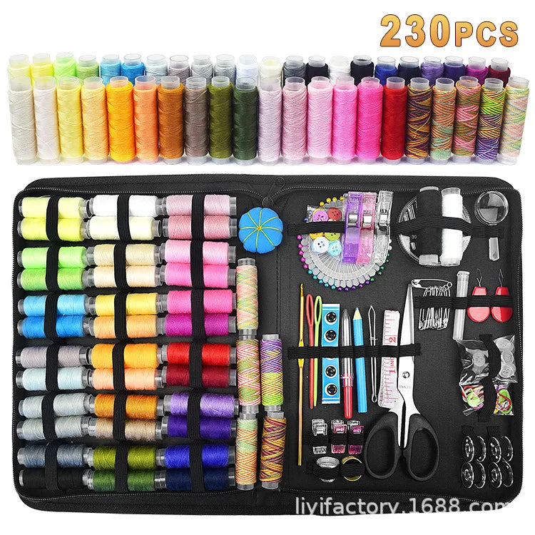 Sewing Kits DIY Multi-function Sewing Box Set for Hand Quilting Stitching Embroidery Thread Sewing Accessories Kits