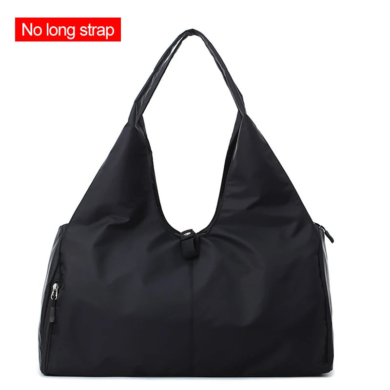 Women Large Capacity Travel Handbag Casual Multi Layer Pockets Shoulder Bag Girls Sports Yoga Luggage Storage Duffle Pack Tote