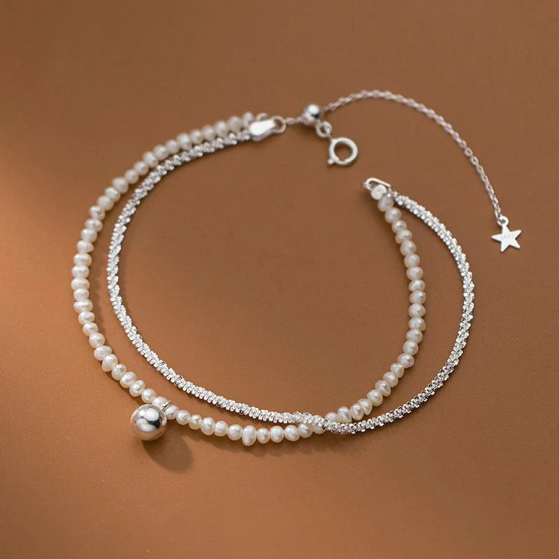 New 925 Silver Gold Color Geometric Beads Adjustable Punk String Bracelet For Woman Girl Fashion Jewelry Gift Dropship Wholesale