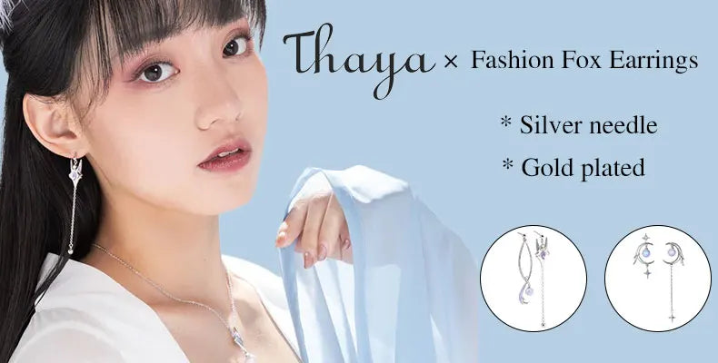 Thaya Vintage Moth Pendant Necklace For Women Original Design Choker White Crystal Colar Chain Necklace Engagement Fine Jewelry