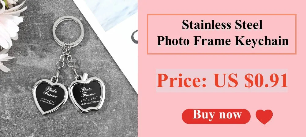 HOOH 1PC Heart Shaped Friend Photo Picture Frame Locket Pendant for Necklace Jewelry Couple Valentine's Day Gift Romantic