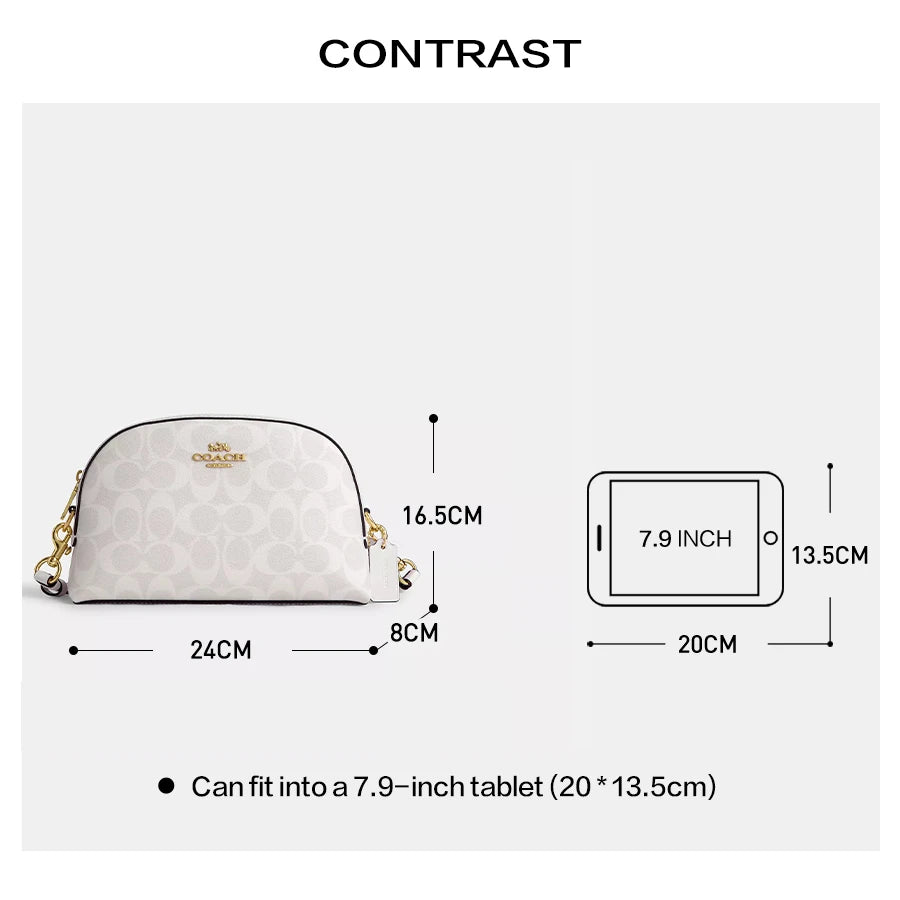 Coach Madi Signature Canvas Crossbody Small Shoulder Bag for Women Fashionable and Versatile Small Shoulder Bag for Women CR354 IMRFF