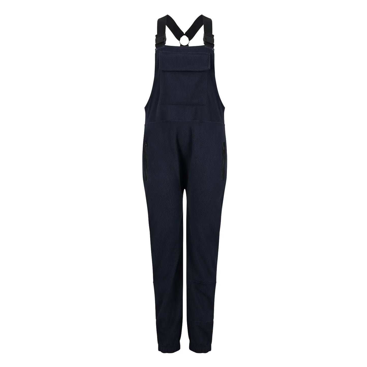 Womens Fleece Overalls One-piece Bibs Jumpsuits Adjustable Suspender Straps Warm Winter Fuzzy Ski Pants