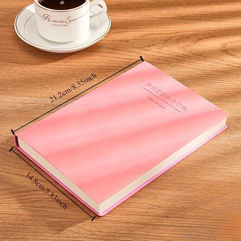 1PC Journal Notebook - Soft Faux Leather Cover Daily Journal, 200 Sheets/400 Pages With Line, 8.3 X 5.8 Inch, Notebooks For Work