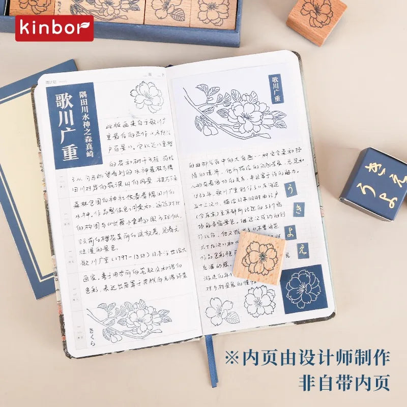 Kinbor Weekly Plan Set Notebook Hand Account Book Блокнот Carnet Diary Japanese Notepad And Journals Gifts For Graduation