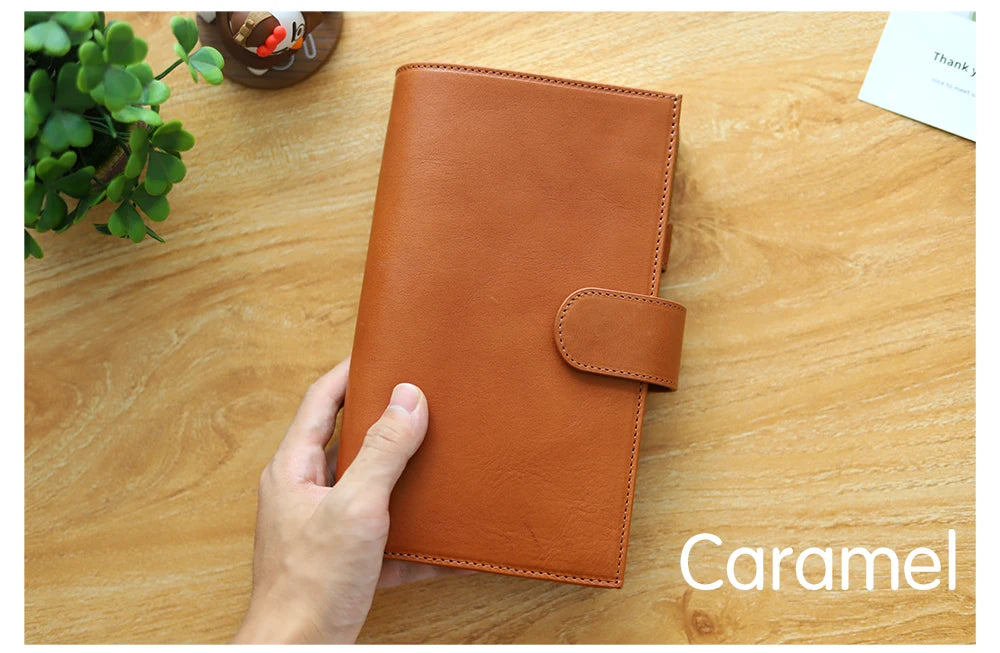 Moterm Travel Notebook Journal Companion Standard Planner Vegetable Tanned Leather Genuine Cowhide Organizer Diary