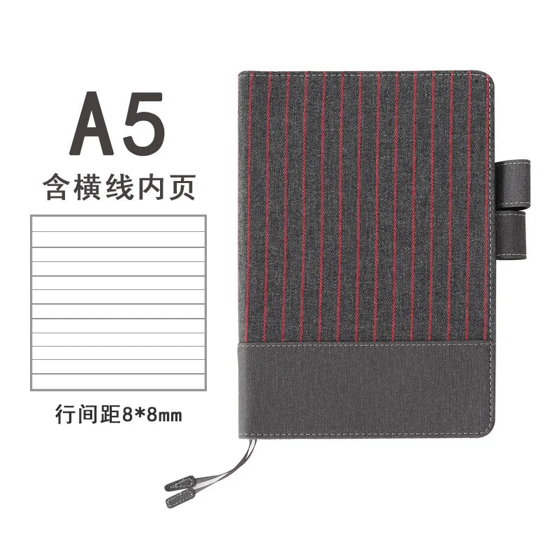 Fromthenon Fabric Cover Notebook Grid Lined Blank Paper Journals A5A6 Japanese Hobo Planner Diary notepad Stationery