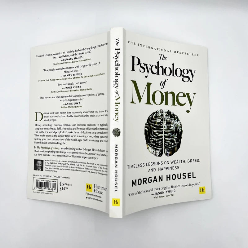 The Psychology of Money— Timeless Lessons on Wealth, Greed, Happiness Finance Books for Adult