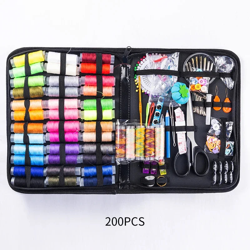 Sewing Kits DIY Multi-function Sewing Box Set for Hand Quilting Stitching Embroidery Thread Sewing Accessories Kits