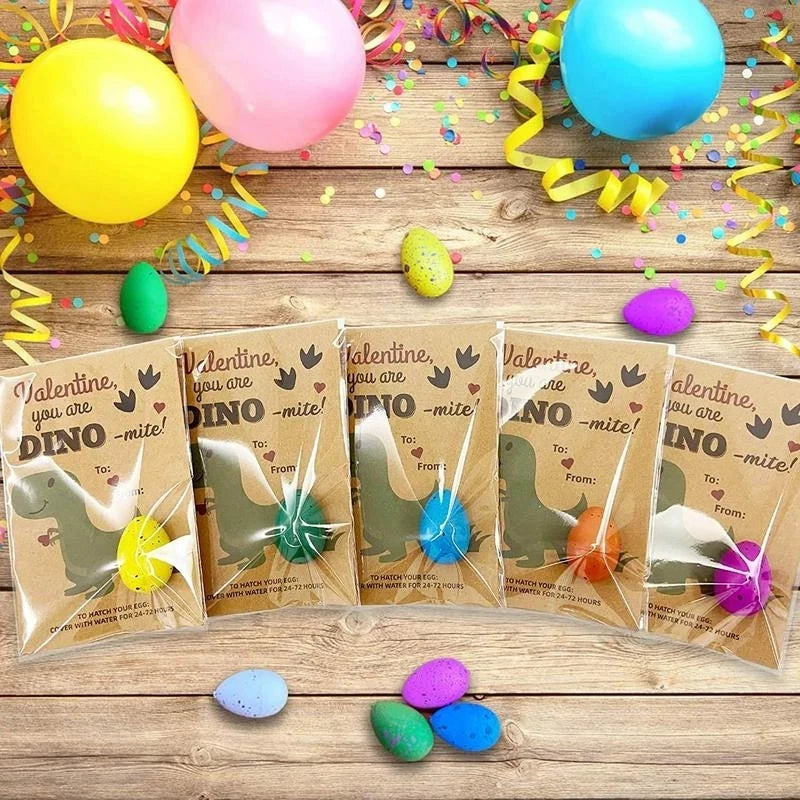 New 2023 Gift Magic Hatching Growing Dinosaur Egg Treat Kids Birthday Party Favor Baby Shower Guest Gift Pinata Educational Toys Valentines Gift