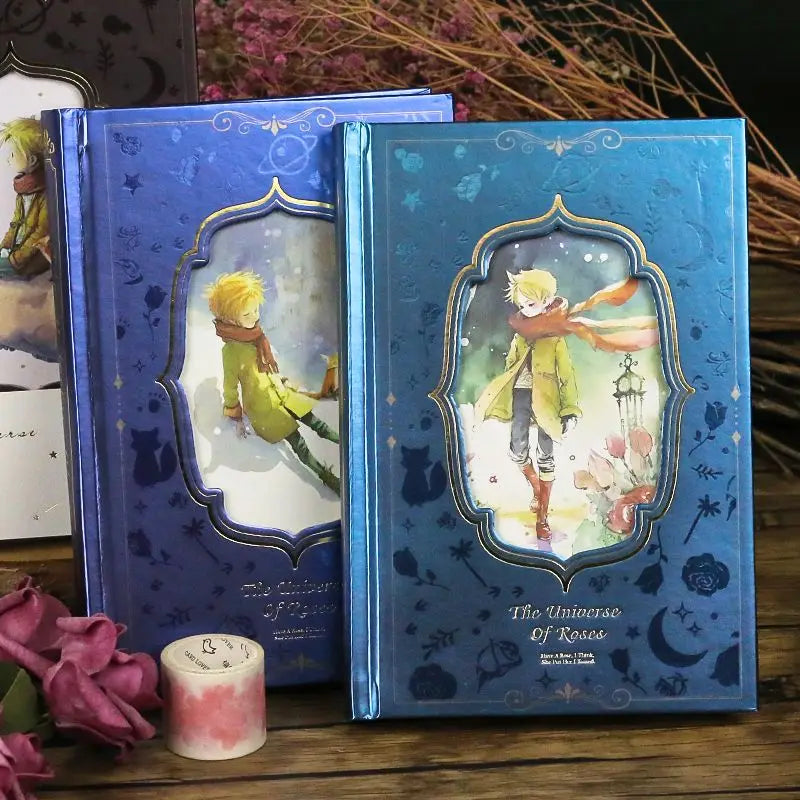 The Little Prince Guardian of Rose Sunset Appointment book Weekly Daily Schedule agenda A5 journal diary notebooks gift box set