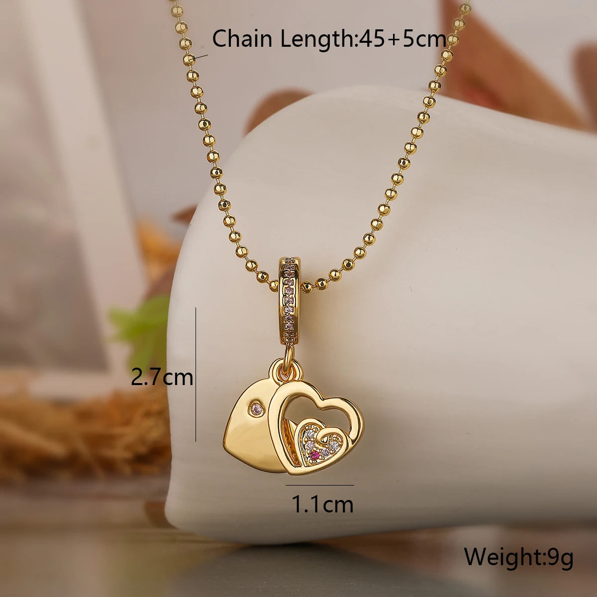 2023 Trendy Gold Color Box Chain Necklace Expoxy Oil Dripping Plane Camera Circle Pendant Necklaces For Women Girl Party Jewelry