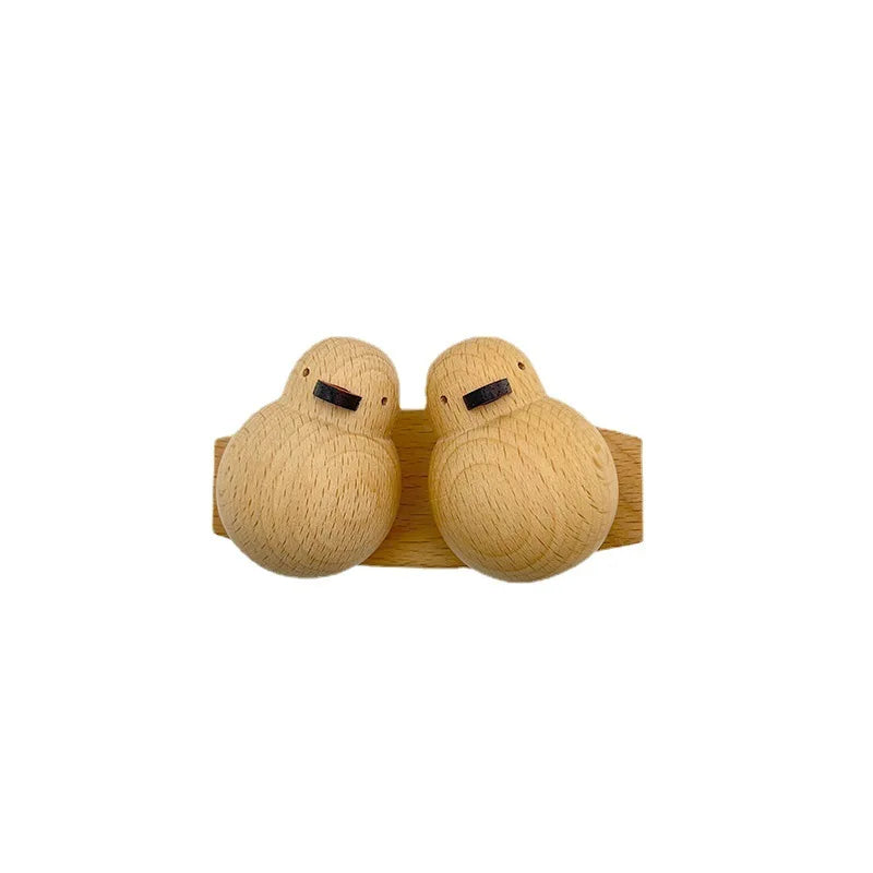 Creative Couple Decoration Office Desktop Wooden Style Wooden Duck Friendship Birthday Valentine's Day Modern Memorial Day Valentines Gift