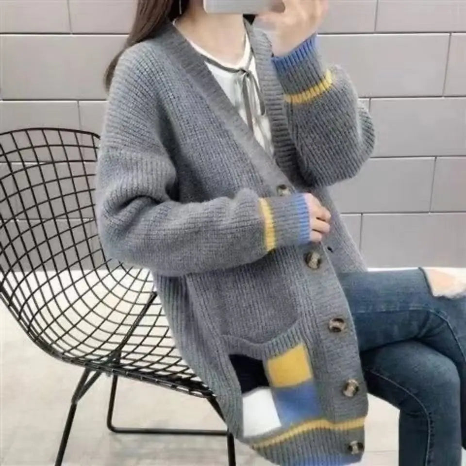 Cashmere Tops Cardigans Woman Fashion Aesthetic Luxury Designer Korean Vintage Winter 2024 Trend Sweaters Cardigan for Women New