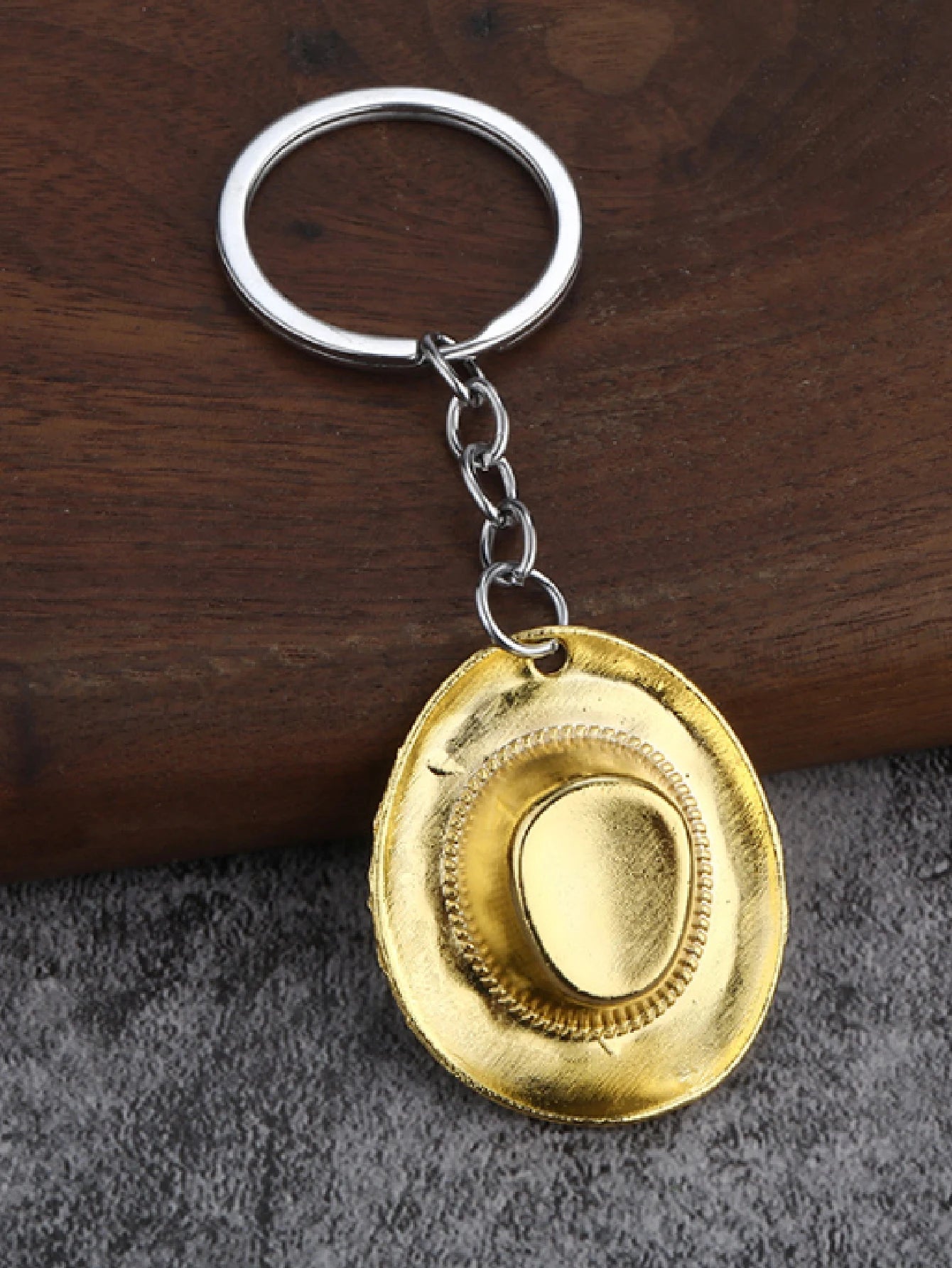 1pcs bronze hat retro western cowboy pendant key pendant