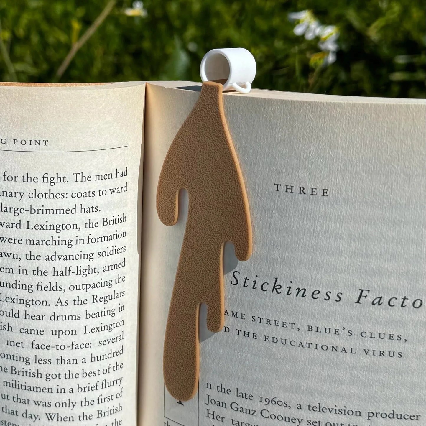 New Spilled Coffee Bookmark Corner Marker For Reading Funny Bookmarks Book Marks For Reading Corner Bookmarks Kids Gifts