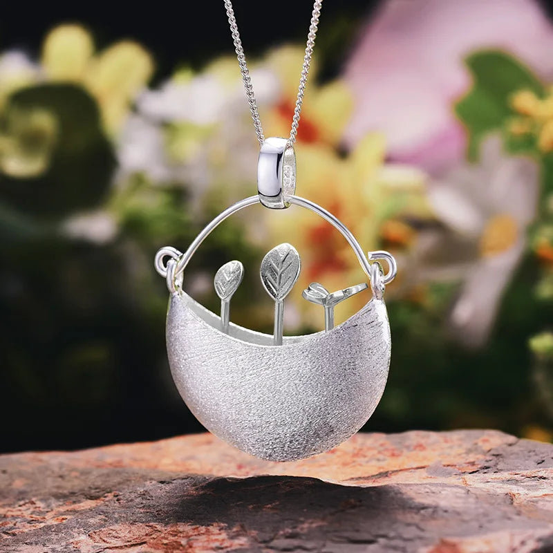 Lotus Fun Real 925 Sterling Silver Handmade Great Jewelry Creative Pendant without Necklace For Women Gifts Dropship Wholesale