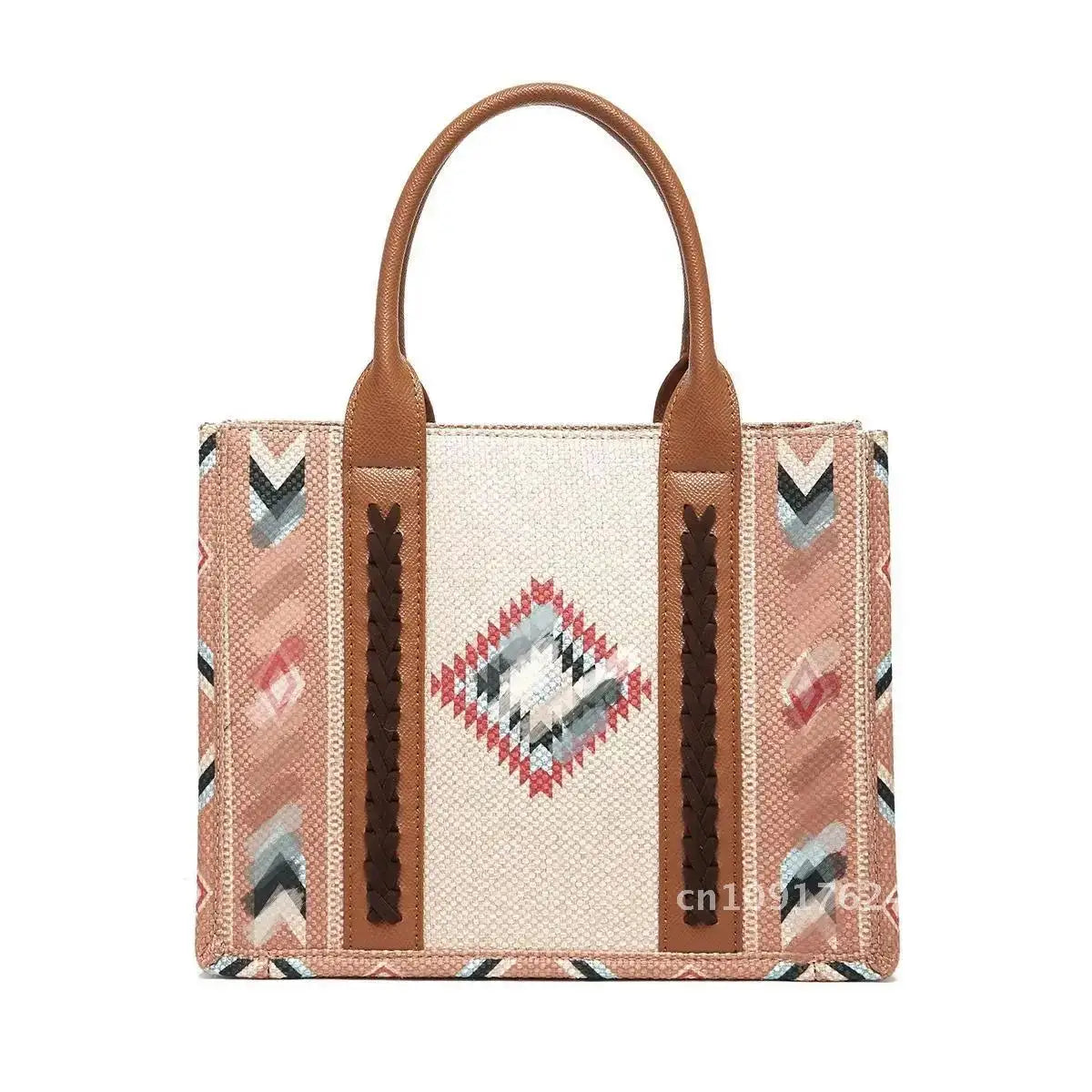 Women Handbags Western Wallet Female Shoulder Bohemian Aztec Shoulder Bag Shopping Tote Bag Large Capacity Travel Bag